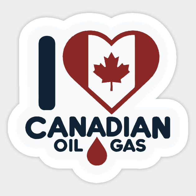 I Love Canadian Oil and Gas art Sticker by SeaLife